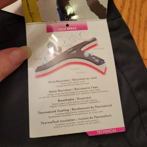 Arctix Black Snow Pants M Waterproof Wind Resistant Insulated ThermaTech Breatha - Picture 6 of 11